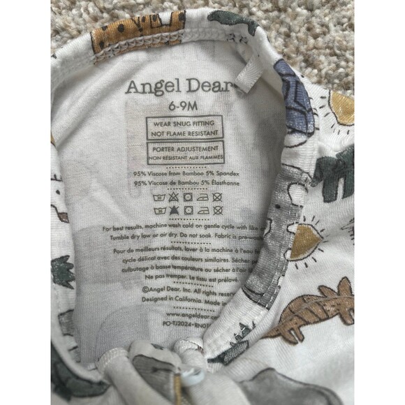 Angel Dear Bamboo Footie Pajamas Safari Animals - Picture 3 of 3
